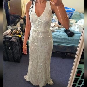 Sequined wedding dress